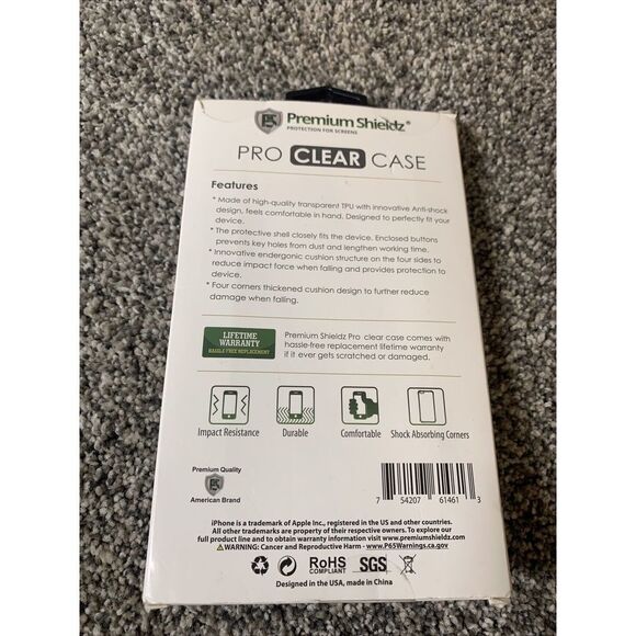 Premium Shield Pro clear Case for Iphone 12 - Picture 2 of 4
